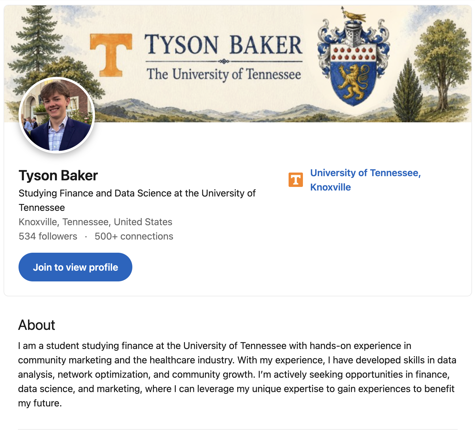 LinkedIn profile